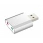 FAST ASIA Zvucna karta USB 2.0 metalna - slika 1