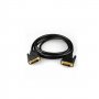 FAST ASIA Kabl DVI-D Dual Link - DVI-D Dual Link M/M 1.8m feritno jezgro crni - slika 1