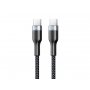 REMAX Data kabl Tip C na Tip C 3A RC-010 crni 1m, REMAX - slika 1