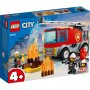 LEGO 60280 VATROGASNI KAMION SA MERDEVINAMA - slika 1