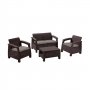 KETER CORFU II Baštenski set, Pe-ratan, braon (CU 223201) - slika 1