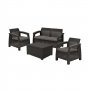 KETER CORFU II Baštenski set, Pe-ratan, grafit (CU 223204) - slika 1