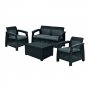 KETER CORFU II Box Baštenski set, grafit ( CU 223174) - slika 1