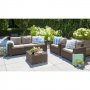 KETER CALIFORNIA 3 SEATER Baštenski set, Pe-ratan, kapućino - slika 2
