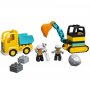 LEGO DUPLO KAMION I BAGER - slika 2