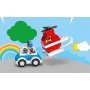 LEGO DUPLO VATROGASNI HELIKOPTER I POLICIJSKI AUTO - slika 3