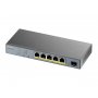 Zyxel GS1350-6HP, 6 Port managed CCTV PoE switch, GS1350-6HP-EU0101F - slika 1