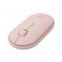 LOGITECH Pebble M350 Wireless and Bluetooth Mouse – ROSE - slika 1