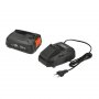GARDENA GA 14906-20 Punjač za baterije i baterija 18V 2,5AH P4A SET - slika 1