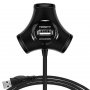 Axagon USB HUB 4xUSB2.0 Trinity Black - slika 1