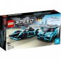 LEGO 76898 FORMULA E PANASONIC JAGUAR TRKAČKI AUTO GEN2 I JAGUAR I-PACE ETROPHY - slika 1