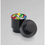 LEGO KUTIJA ZA ODLAGANJE, OKRUGLA (1): CRNA - slika 1