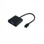 FAST ASIA Adapter konvertor Micro HDMI (M) - VGA (F) crni - slika 1