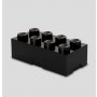 LEGO KUTIJA ZA ODLAGANJE ILI UŽINU, MALA (8): CRNA - slika 2