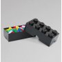 LEGO KUTIJA ZA ODLAGANJE ILI UŽINU, MALA (8): CRNA - slika 1