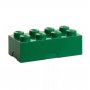 LEGO KUTIJA ZA ODLAGANJE ILI UŽINU, MALA (8): TAMNO ZELENA - slika 3