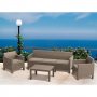 KETER ORLANDO 3 seater Baštenski set, kapućino - slika 2