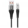 S-LINK USB data kabl Micro USB SW-C565 (Crno-Sivi) - slika 1