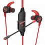 LENOVO Gejmerske bubice GAME SHOCK HS-10 (Crvene/Crne) - slika 1