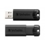VERBATIM USB Flash 32GB pinstripe 2.0 crni - slika 2