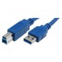 VCom Printer Kabl USB3.0 CU301, 1.8m - slika 1