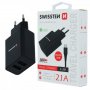 SWISSTEN Kucni Punjac 2.1A 2xUsb Micro (Crna) - slika 1