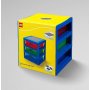 LEGO POLICA SA 3 FIOKE I PODLOGOM ZA GRADNJU – PLAVA - slika 3