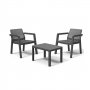 KETER EMILY PATIO Balkonski set, grafit - slika 1