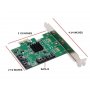 E-GREEN PCI-Express kontroler 4-port SATA III int. Kartica marvel88SE9215 Chipset - slika 2