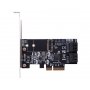 E-GREEN PCI-Express kontroler 5-port SATA III int. Kartica JMB585 Chipset - slika 3