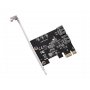 E-GREEN PCI-Express kontroler 2-port SATA III int. Kartica JMB582 Chipset - slika 1