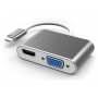 FAST ASIA Adapter-konvertor TIP C na HDMI+VGA - slika 1