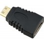FAST ASIA Mini Adapter HDMI (M) - HDMI (F) crni - slika 1