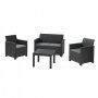 KETER EMMA 2 seater Baštenski set, grafit - slika 1