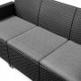 KETER ELODIE 3 seater sa box stolom Baštenski set, grafit CU 246145 - slika 3