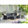 KETER EMMA 6 seater sa box stolom Baštenski set ugaoni, grafit - slika 2