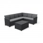 KETER EMMA 6 seater sa box stolom Baštenski set ugaoni, grafit - slika 1