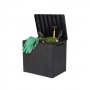 KETER CITY 113L Baštenska kutija za odlaganje, grafit - slika 1