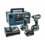 MAKITA Set alata DLX2131JX1, Makita DHP482 + Makita DTD152 - slika 1