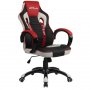 BYTEZONE Gejmerska stolica RACER PRO (Crna,Siva,Crvena) - slika 2