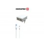 SWISSTEN Kuciste Punjaca 3A 2xUsb (Bela) - slika 1