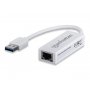 MANHATTAN Adapter USB2.0 Muški/RJ45 port Fast Eth.10/100Mbps, beli - slika 1