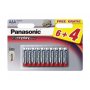 PANASONIC Baterije LR03EPS/10BW-AAA 10 kom 6+4F Alkalne Ever - slika 1