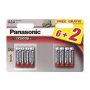 PANASONIC Baterije LR03EPS/8BW-AAA 8kom Alkalne Everyday - slika 1