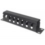 INTELLINET 10'' Rackmount 1U metal cable manager Black - slika 1