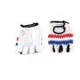 CAPRIOLO Sportske rukavice  - retro crochet dizajn xl bele 185121 - slika 1
