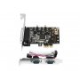 Axagon PCI-Express Kontroler, 1x Parallel + 2 x Serial - slika 2