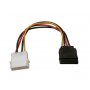 MS S-ATA Power kabl 25cm, RETAIL - slika 1