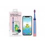 PLAYBRUS Električna četkica za zube Smart Sonic Pink - slika 2
