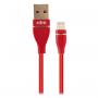 S-LINK USB data kabl Lightning SW-C640 (Crveni) - slika 1